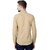 Modernity Men Cream Solid Regular Fit Shirt