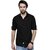 Modernity Men Black Solid Regular Fit Shirt