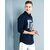 Modernity Men Dark Blue Printed Regular Fit Shirt