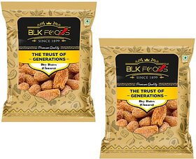 BLK FOODS Select Dates Dry Yellow | Sukha Khajoor (Chuara) 1KG Dates (2 x 500 g)