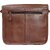Brown Leather Messenger Bag  Side Leather Bag