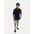Men Dark Blue Washed Full Sleeves Denim Shirt