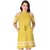 Women T Shirt Yellow Dress