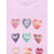 Rad prix Girls Light Pink Printed T-shirt