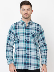 Modernity Blue Regular Fit Shirt For Men