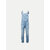 Teen Girls Light Blue Denim Dungarees