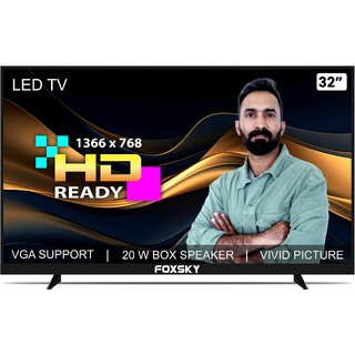 Buy Foxsky 80 cm (32 inches) HD Ready LED TV 32FSN With A+ Grade Panel ...