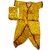 Krishna or Kanha kastoori yellow polka dot fancy dress costume for kids