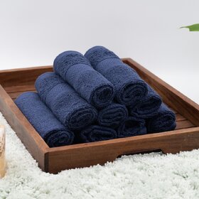 Home Berry Cotton 5 Piece Hand Towel Set, 500 GSM (Brown Color)