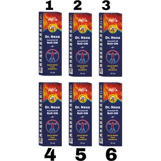 Dr Nexa Pain Relief Roll On 10ml (Pack OF 6)