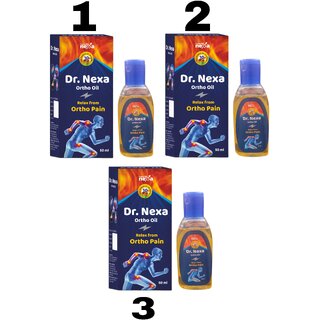 Dr Nexa Pain Relief Oil 50ml (Pack Of 3)