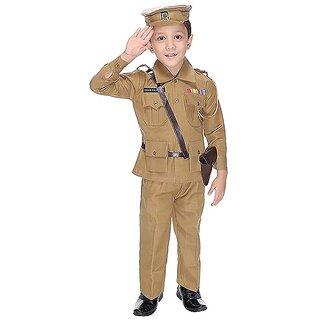 Indian singham Profession Community Helper Kids Fancy Dress Costume