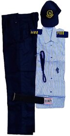 Security Person Home Guard Uniform With Cap And Whistle Complete Dress for waist size 36size