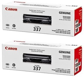 Canon 337 Toner Cartridge Black Pack Of 2