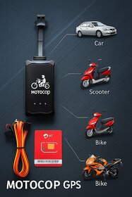 Motocop gps tracker with free airtel sim + 1 month free subscribtion