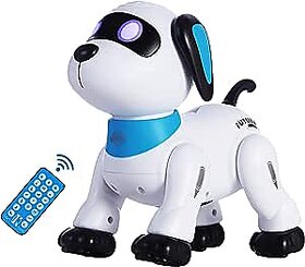 Remote Control Robot Dog Toy, Programmable Interactive  Smart Dancing Robots for Kids 5 and up, RC Stunt Toy Dog with S