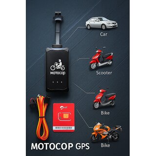 Motocop gps tracker with free airtel sim + 1 month free subscribtion