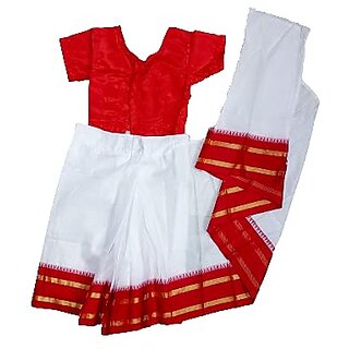 Bengali Saree Durgapuja Special State Theme Fancy Dress Costume For Kids