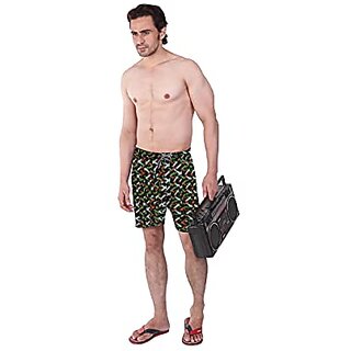 U-Light Men Prnited Multicolors Shorts/Barmuda Jhankar Shorts (Multicolor Size-M)