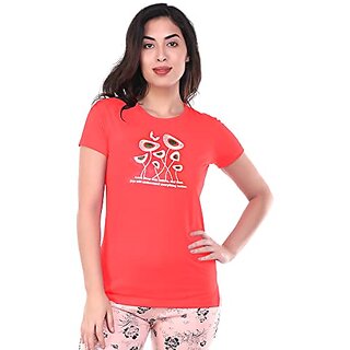 U-Light Apparels Women Regular Fit T-Shirt For Summer
