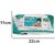 Florite Premium Baby Wet Wipes with Aloe Vera and Vitamin E - 72 Wipes (Pack of 2).