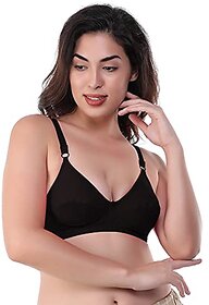 U-Light Women'S Premium Hosiery Cotton Non-Padded Bra