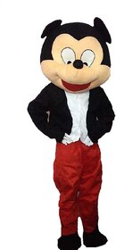 Mickey Mascot Cartoon Fancy Costume Dress for Professional Events - Black(Plastic)