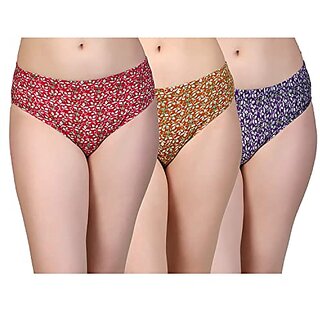 U-Light Women Cotton Mid Waist Panty