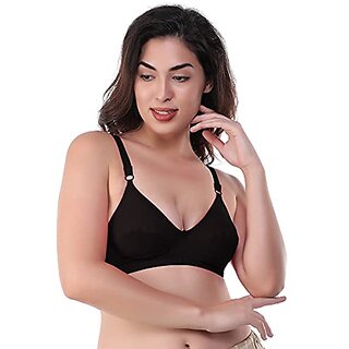 U-Light Women'S Premium Hosiery Cotton Non-Padded Bra