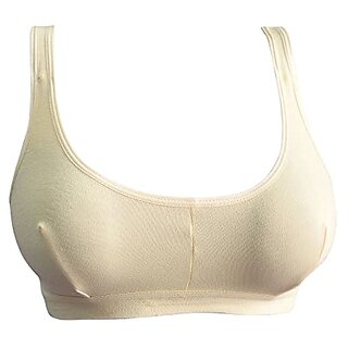 U-Light Women &Amp; Girl'S Cotton Rich Non-Padded Non Wired With Double Layered Premium Bra