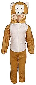Monkey Animal Costume for Birthday Theme Party and Fancy Dress Kids ( Color - Brown )