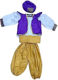 Alladin Arabian Prince With Cap Fancy Dress Costume For Kids Events,Theme Parties and Annual Day Performance