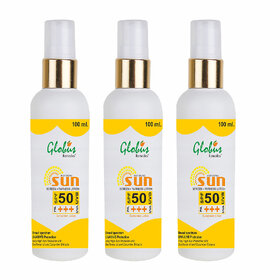 Globus Remedies Sunscreen Lotion 100 ml, Set of 3