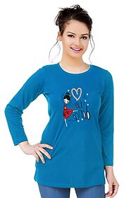 U-Light Latest Full Sleeves T-Shirt For Women And Girls
