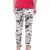 U-Light Women Cotton Printed Trouser With Rib