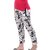 U-Light Women Cotton Printed Trouser With Rib