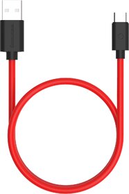 Twance T20R TPE Type C to USB Fast charging and data sync Cable,  Red Color, 1 Meter,