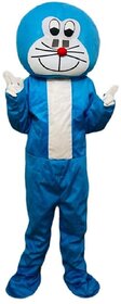 Doremon Cartoon Mascot Costume for Theme Birthday Party  Events  Adults  Full Size