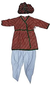 Rajasthani Boy Marwadi Fancy Dress Costume With Turban For KidsState Theme Rajasthan