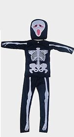 Ghost or Bhoot Dress With Mask Fancy dress Costume For KidsHalloween Festival or Horror Theme Parties