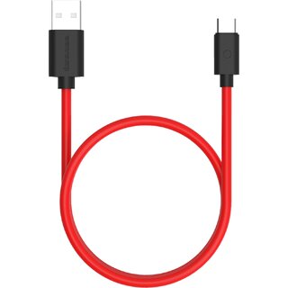 Twance T20R TPE Type C to USB Fast charging and data sync Cable,  Red Color, 1 Meter,