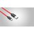 Twance T20R TPE Type C to USB Fast charging and data sync Cable,  Red Color, 1 Meter,