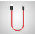 Twance T23R TPE Type C to USB Fast charging and data sync Cable, Red Color,  0.25 Meter