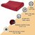 Flipon Gel-Infused Neck Support Orthopedic Memory Foam Pillow for Good Sleep, Medium Size (22  15  4.2)