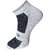 USOXO Men And Women Multicolor Combed Cotton Ankle Length Socks - Free Size UK8-11(Pack Of 3)Black, Blue, Light grey