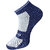 USOXO Men And Women Multicolor Combed Cotton Ankle Length Socks - Free Size UK8-11(Pack Of 3)Black, Blue, Light grey