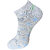 USOXO Men And Women Multicolor Combed Cotton Ankle Length Socks - Free Size UK8-11(Pack Of 3)Blue, Light grey, Black