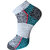 USOXO Men And Women Multicolor Combed Cotton Ankle Length Socks - Free Size UK8-11(Pack Of 3)Maroon, Light grey, Blue