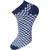 USOXO Men And Women Multicolor Combed Cotton Ankle Length Socks - Free Size UK8-11(Pack Of 3)Black, Blue, Dark  grey