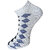 USOXO Men And Women Multicolor Combed Cotton Ankle Length Socks - Free Size UK8-11(Pack Of 3)Black, Blue, Light grey
